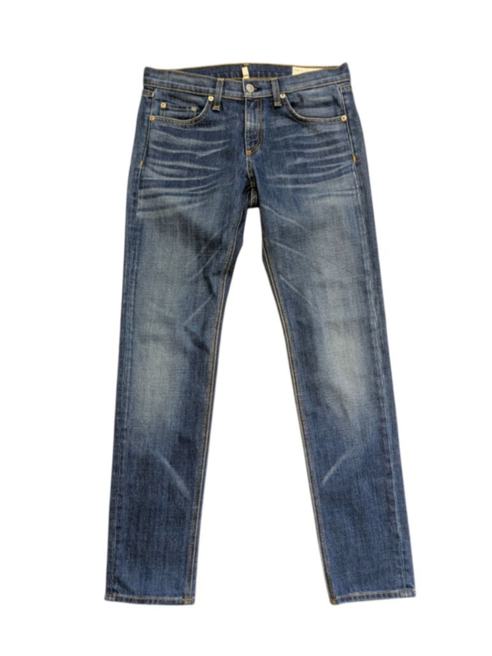 rag & bone Women’s Boyfriend Jeans in Medium Blue Wash